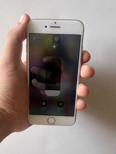 iphone aux: IPhone 7, 128 GB, Gümüşü, Barmaq izi