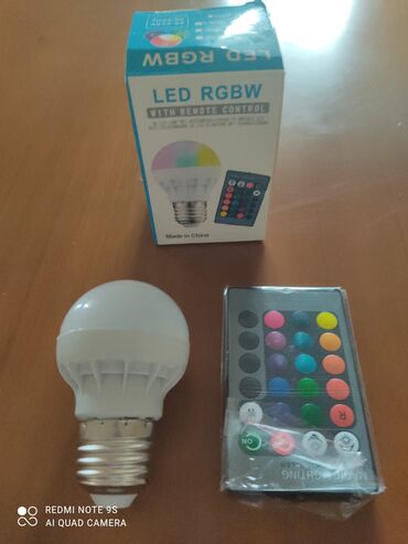LED lampalar: Pult ilə işləyən Lamışqa satılır.Heç işlənməyib.Heç bir problemi — 3