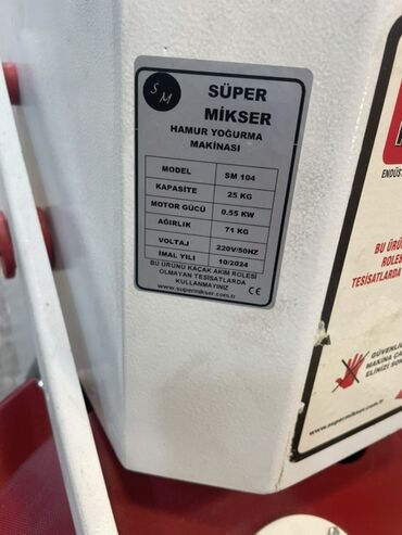 Xəmir yoğuran aparatlar: Türkiyə, Zəmanətlə — 10