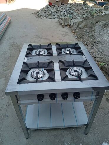 Soyuducu vitrinləri: 4 Göz Qaz Peçi Ölçüsü 90 x 90 nadir Tezedir, Her Növ Restoran