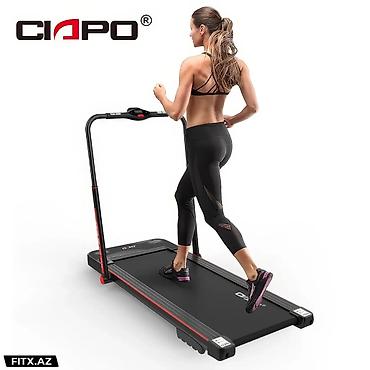 Qaçış trenajorları: CIAPO qaçış trenajoru - Qaçış səthi: 430 x 1000 mm – evdə rahat qaçış — 3