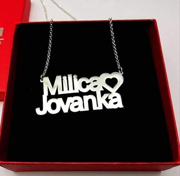 Ogrlice: Ogrlica sa dva imena 3600izrada 7 dana — 8