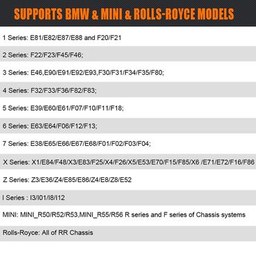 Alati za automobile: ANCEL BD300 Bluetooth OBD2 za BMW grupu vozila Mini, Rolls Royce — 10
