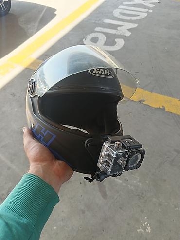 velo kaska: Motosiklet kaskı + aksessuar paketi – Brend: SAFE (tam üzlü tip — 1