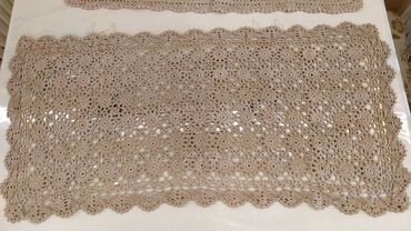 'Υφασμα: Χειροποίητο τραπεζομάντιλο. Χειροποίητο μεγάλο τραπεζομάντιλο. Και δύο — 14