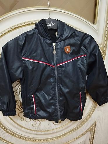 mektebli formasi jaket: Uşaq üçün qara rəngli yüngül küləkkeş (qapüşonlu) - Material — 5