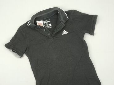 klapki scholl czarne: T-shirt, Adidas, 8 years, 122-128 cm, condition - Good