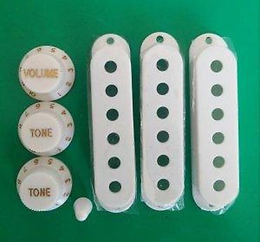 bas gitara cena: KOMPLET PLASTIKE ZA STRAT 3 BOJE | Slanje po dogovoru ili lično — 6