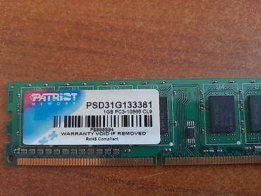 Комплектующие для ПК: DDR3 RAM 1 GB 2 Eded. 1+1. Umumi 2 Gb. Tek Tek satilmir. Tutum: 1 GB — 3