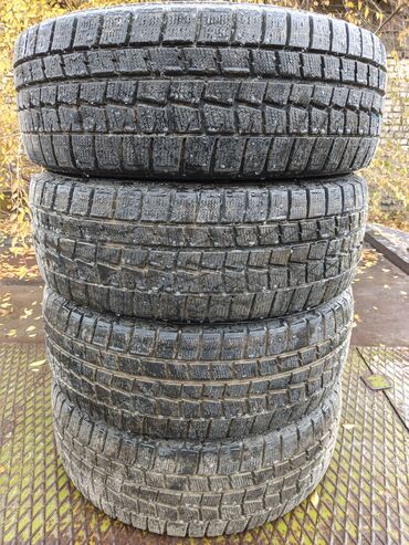 Шины: Шины 215 / 60 / R 16, Зима, Б/у, Комплект, Легковые, Япония, Dunlop