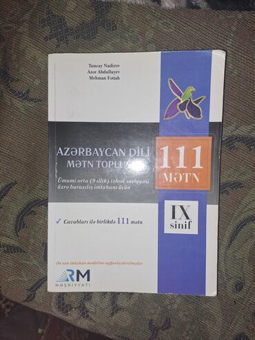 9 cu sinif azerbaycan dili kitabi pdf: Azərbaycan dili 9-cu sinif, 2023 il, Ödənişli çatdırılma, Ünvandan götürmə