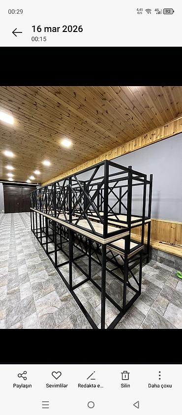 stend vitrin: 160 * 500 * 70, Mat qara, Yeni, Ünvandan götürmə — 2