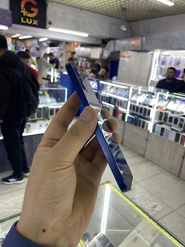 Apple iPhone: IPhone 12, Б/у, 128 ГБ, Синий, Зарядное устройство, Защитное стекло, Чехол, 79 % — 2