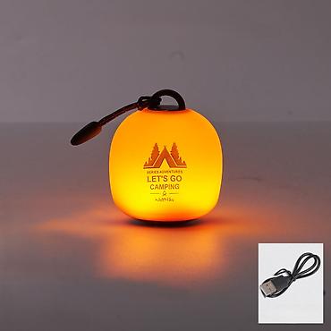 Компактный кемпинговый светильник-брелок WeHike “Let’s Go Camping”. -