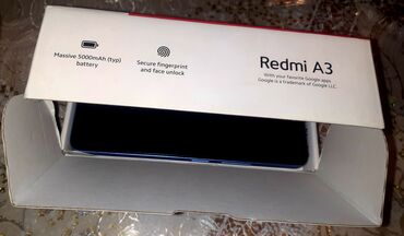 Redmi: Redmi A3, 128 GB, rəng - Göy, İki sim kartlı, Barmaq izi, Face ID -da lalafo.az — 10 Redmi: Redmi A3, 128 GB, rəng - Göy, İki sim kartlı, Barmaq izi, Face ID — 10