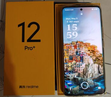 tap .az telefonlar: Realme 12 Pro+, 256 GB, rəng - Göy, Barmaq izi, İki sim kartlı, Face ID