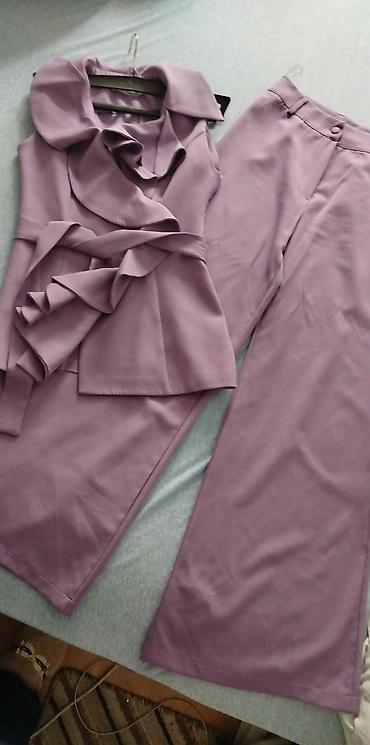 nike structure: Komplet: prsluk + pantalone u boji lavande. - Brend: Lara Bella (Made — 3
