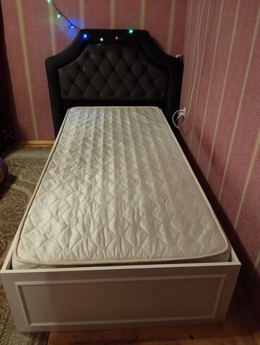 кровать бу: Новый, Односпальная кровать, Без подьемного механизма, С матрасом, Без выдвижных ящиков, Турция