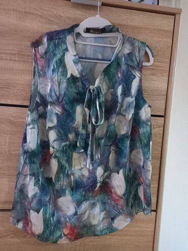 moderne košulje ženske: 2XL (EU 44), Polyester, Floral, color - Multicolored