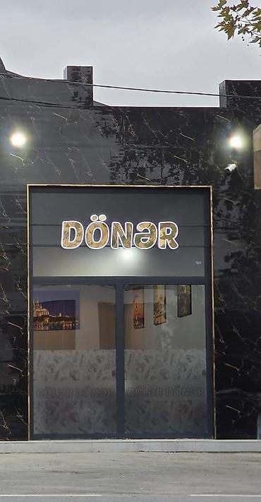 Reklam lövhələri: Hazir doner reklami 240 Azn. Her herf 40×30. Unvan Gence. Shirin x — 1