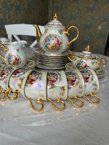yemek servisi: Çay dəsti