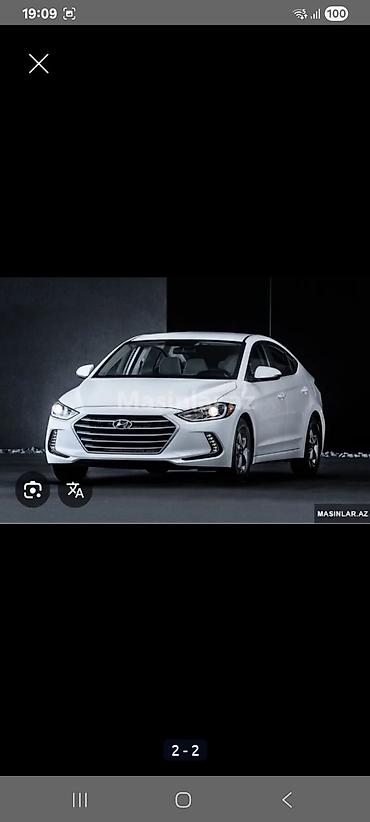elantra 2012: Hyundai ELANTRA, 2017 il, İşlənmiş — 2