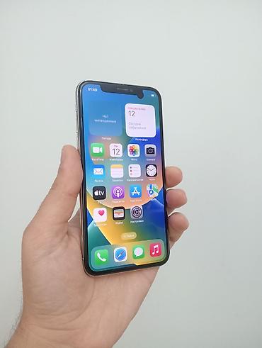apl: IPhone X, 64 GB, Gümüşü — 1