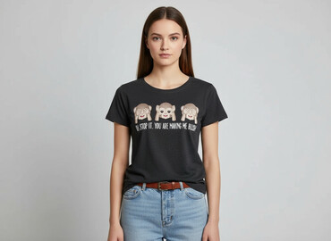 koszulka z autem h m: FB Sister, T-shirt damski, rozmiar XS