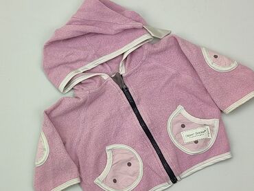 liliowa czapka zimowa: Sweatshirt, Newborn baby, condition - Good