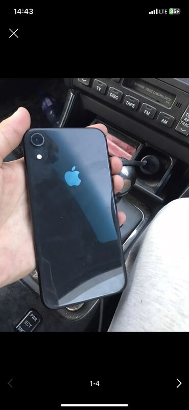 iphone x рассрочка: IPhone Xr, Б/у, 64 ГБ, Черный, Зарядное устройство, 80 %
