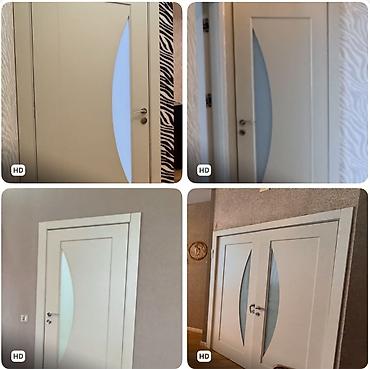 qapi ucun vinil: Qapılar – 10 ədəd Ölçü: 205 x 90 sm (hər qapı) Model: Ağ rəngdə — 1