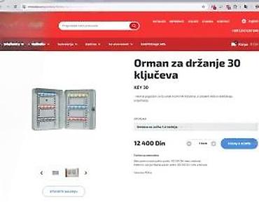 Kutije za odlaganje: Metalna kutija za ključeve sa nosačima u boji - Materijal: metalno — 11