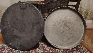 sobada: Məhsul: Metal sinilər (2 ədəd) Təsvir: - Ənənəvi böyük ölçülü metal — 1