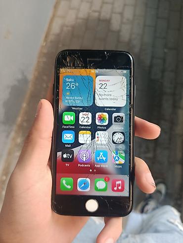 irshad telecom iphone 7: IPhone 7, 128 GB, Qara, Qırıq — 3