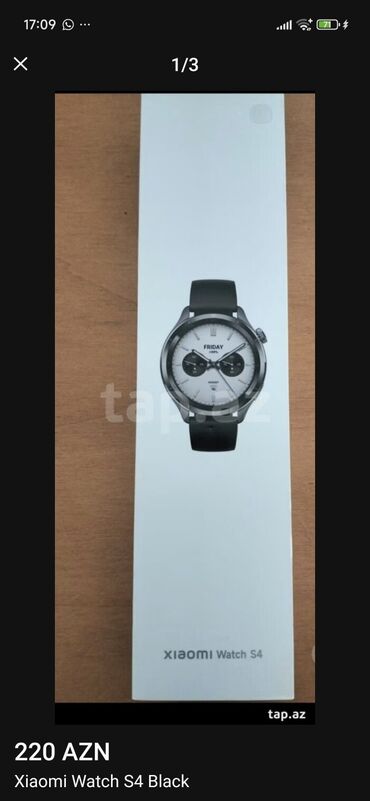 барои фарбех шудан: Yeni, Smart saat, Xiaomi, Аnti-lost, rəng - Qara