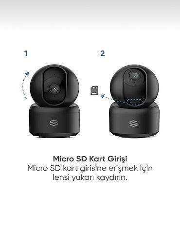 Фото и видеокамеры: Ağıllı Daxili Təhlükəsizlik Kamerası – 2K QHD Alınıb isdifade — 2