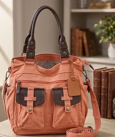 Lične stvari: Torba za svaki dan – platnena shopper/crossbody torba - Materijal — 1