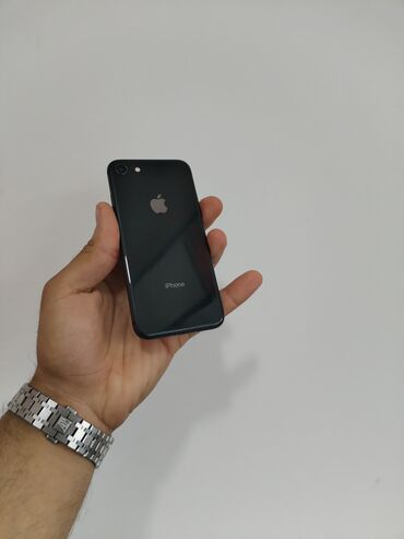 işlənmiş iphone x: IPhone 8, 64 ГБ, Черный, Отпечаток пальца
