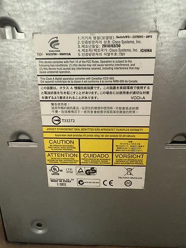 iphone 8 plus 2 ci el: Cisco Catalyst 3750 v2 Series PoE-48 şəbəkə sviçi - Model — 3