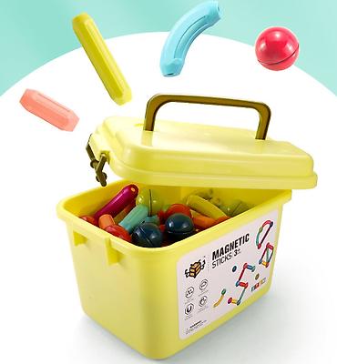 easy patike: Magnetni konstruktor u kutiji – set za kreativnu gradnju - Edukativni — 1