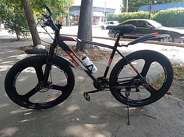 velosiped dağ: Dağ/şosse tipli velosiped – BARGERRO GRS - Rəng: qara, qırmızı-ağ — 2
