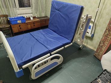 Медицинская мебель: Электрическая медицинская функциональная кровать с матрасом - — 3