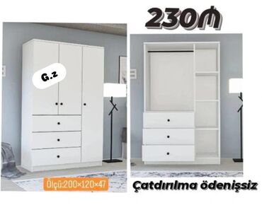 Dolablar: Yeni, Düz dolab, Dolab-asılqan — 16