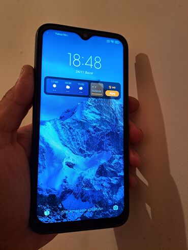 90 fps veren ucuz telefonlar: Xiaomi Redmi Note 8, 32 GB, rəng - Göy, 
 Sensor, Barmaq izi, İki sim kartlı