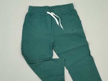Material: Material trousers, 5-6 years, 110/116, condition - Very good