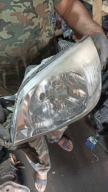 Комплект передних фар Hyundai 2004 г., Б/у, Оригинал, Корея