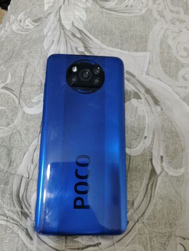поко х3 nfc: Poco X3 NFC, Б/у, 128 ГБ, цвет - Синий, 2 SIM