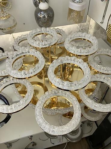 Потолочная LED-люстра с декоративными кольцами - Конструкция at lalafo.kg Потолочная LED-люстра с декоративными кольцами - Конструкция
