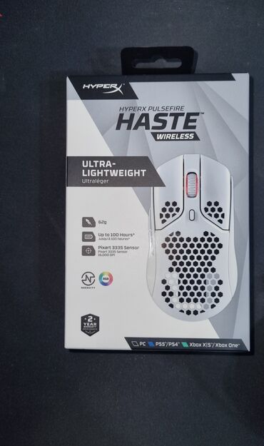 Продаю мышку HypeX Pulsfire haste wireless Характеристики: Тип