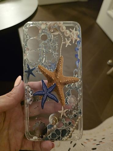 s25 edge: Samsung Galaxy S25 Plus üçün şəffaf telefon qabı – “dəniz” temalı — 1